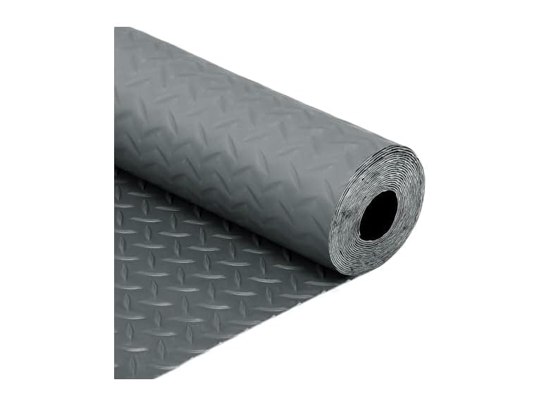 FAHKNS Diamond Plate Garage Mat 7.5x17 - Image 1