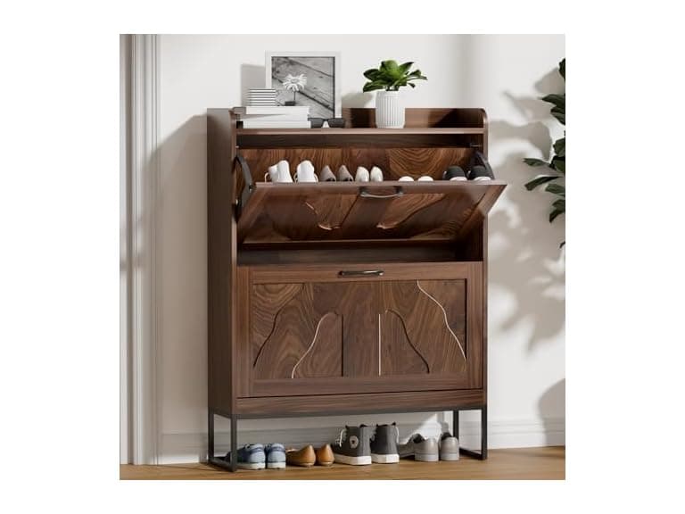 infurnic Shoe Cabinet with 2 Flip - Image 1