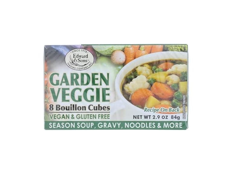 EDWARD & SONS Garden Vegetable Bouillon Cubes 2.9oz - Image 1