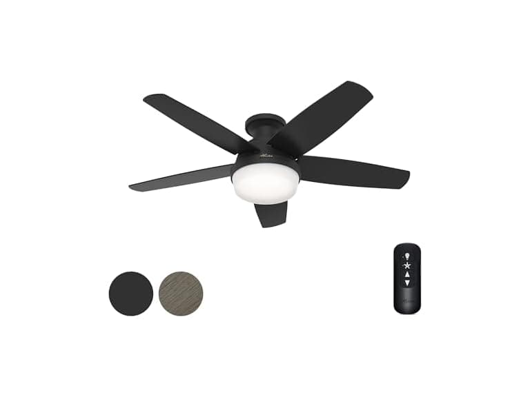 Hunter Fan 48" w/Light Kit and Remote (Open Box) - Image 1