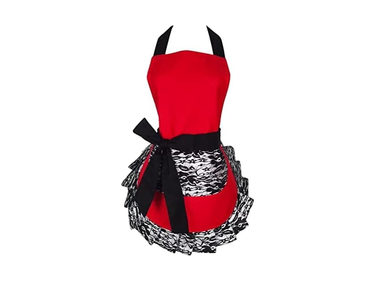 Floosum Girls (Free Size) Retro Sexy Kitchen Apron - Image 1