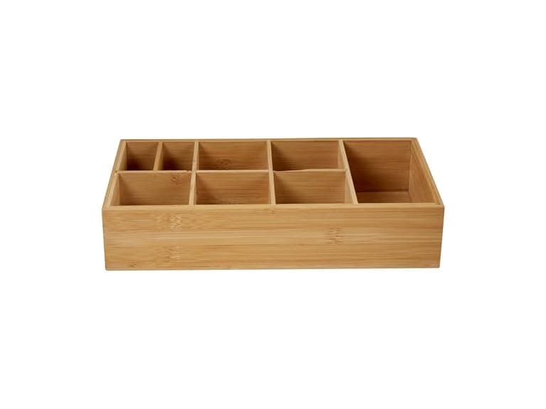 Kitchen Details 8 Compartment Bamboo Caddy - Image 1