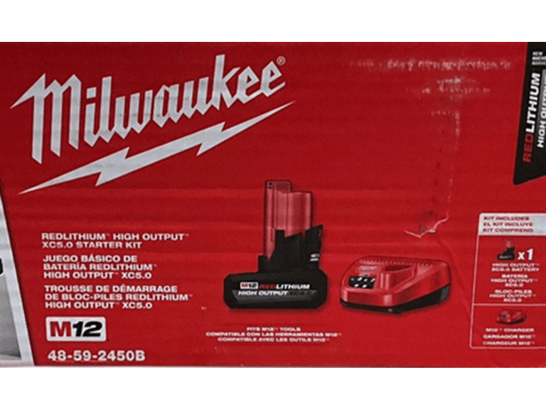 Milwaukee 48-59-2450B M12 12V XC 5Ah Battery Kit - Image 1