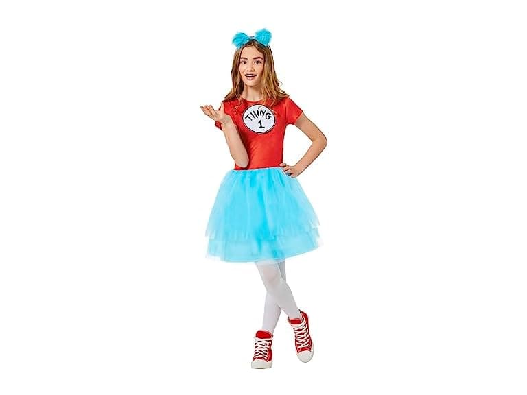 InSpirit Designs Dr. Seuss Kids Thing 1 and Thing 2 Costume - Image 1