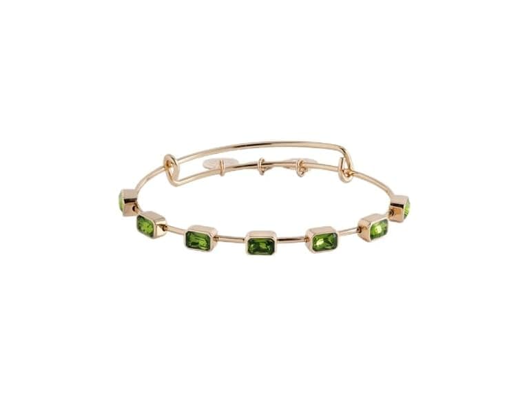 Alex And Ani Alex Ani August Birthstone Cut Bangle - Image 1