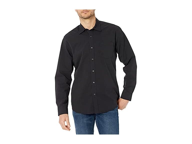 Amazon Essentials Mens LS Casual Poplin Shirt - Image 1