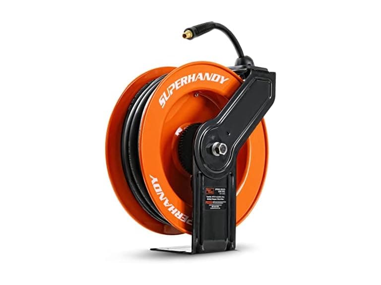SuperHandy Hybrid HD Air Hose Reel 3/8"x 50' - Image 1