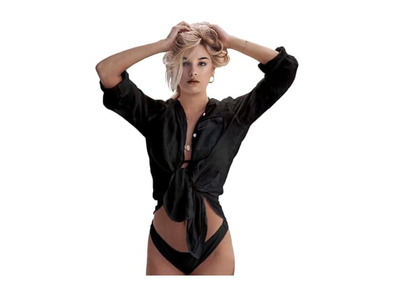 Zoye Chen Women (XL) Bikini Swimsuit Cover Shirts - Image 1
