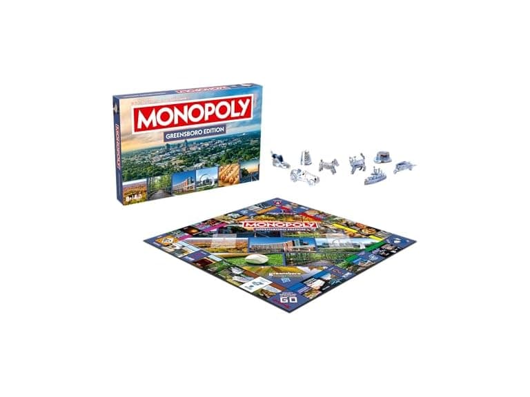 Monopoly Board Game – Greensboro, NC Edition - Image 1