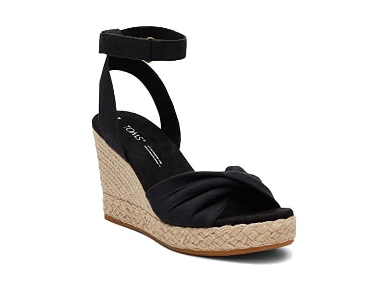 TOMS Women's Marisela Espadrille Wedge Sandal, 9 (Open Box) - Image 1