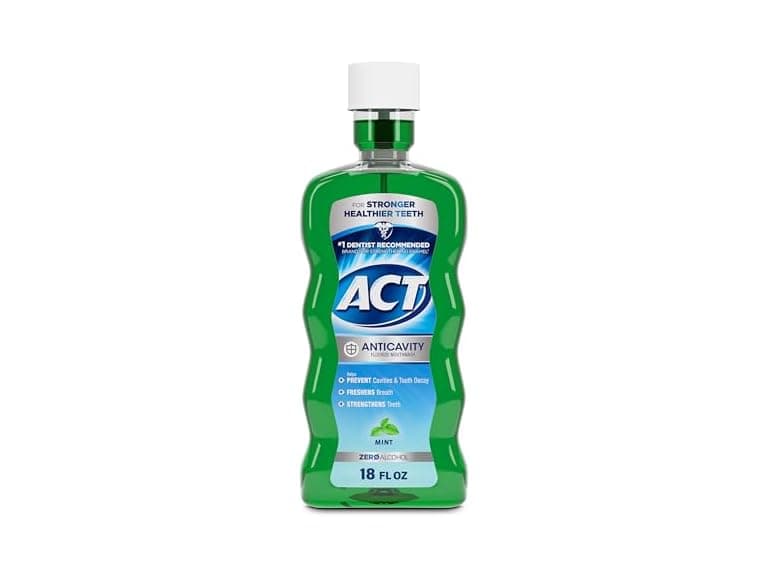 ACT Anticavity Fluoride Mouthwash Mint 18 fl. oz. - Image 1