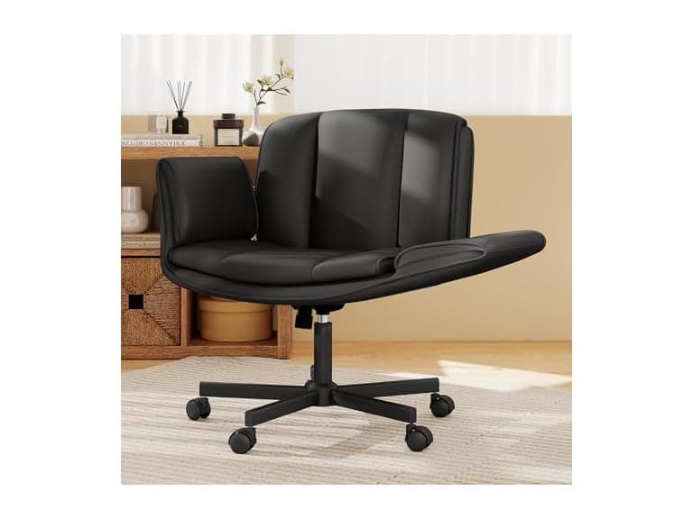 HeroSet W0893 Criss Cross Chair with Wheels Armrests 1 (Open Box) - Image 1