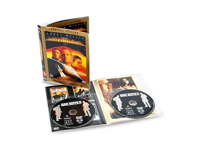 Djois 3L Fr 10280 50 x Double DVD Cases Clear - Image 1