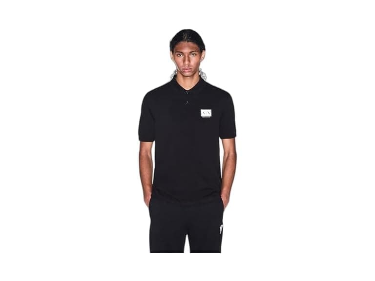 Armani Exchange Men Box Logo Polo - Image 1