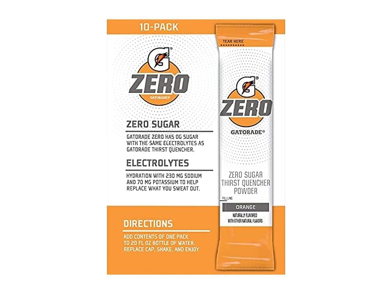 The Gatorade G Zero, Sugar Free Powder Sticks, 10Pk - Image 1