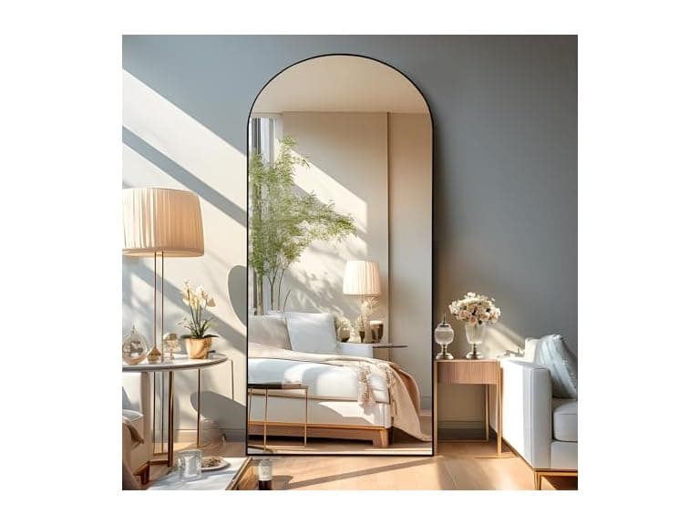 NicBex Oversized Full-Body Mirror, Arched Full Length - Image 1