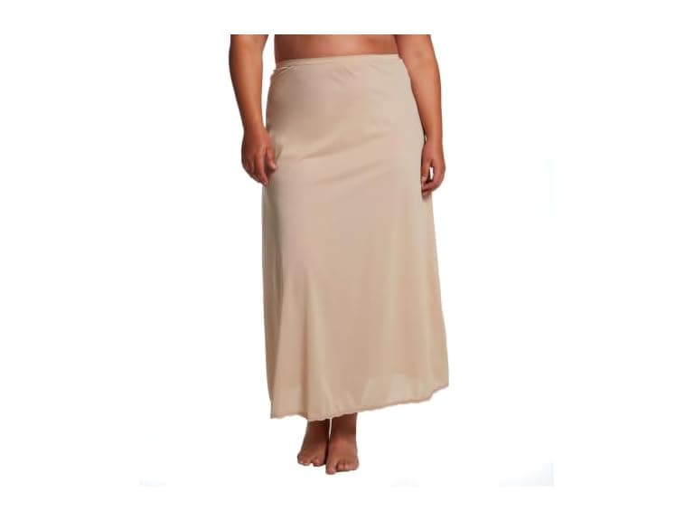 Shadowline Women (L) Inch Long Flare Half Slip - Image 1