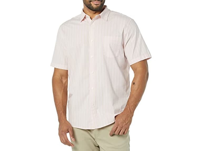Amazon Essentials Mens SS Dress Shirt w Stretch - Image 1