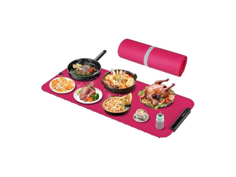 COODAM Warming Mat for Food (Pink) - Image 1