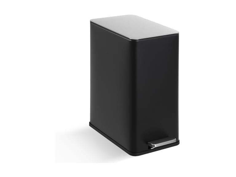 Outlane Gallon Slim Step Trash Can Soft-Close Lid - Image 1