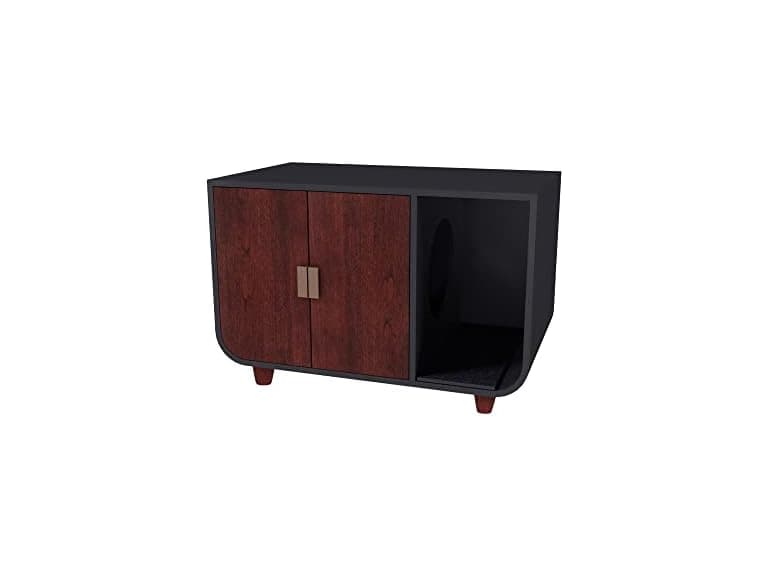 Staart Dyad Cat Litter Box Enclosure and Nightstand - Image 1
