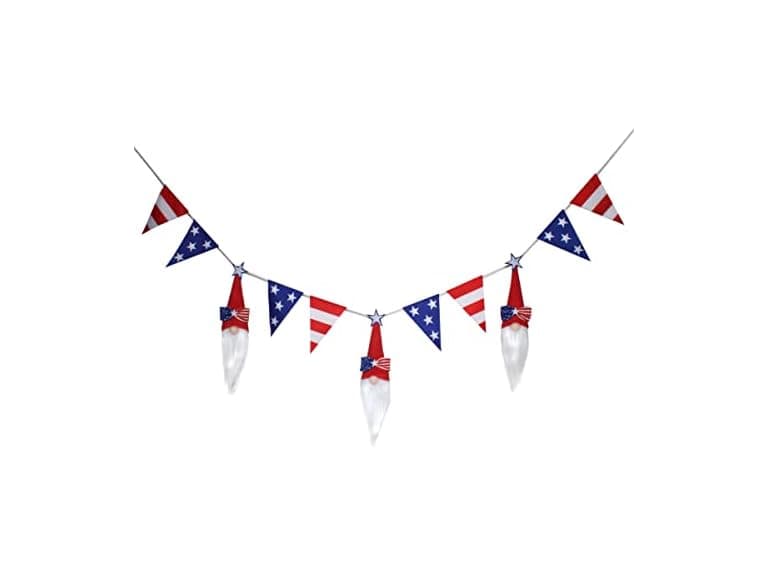 National Tree Patriotic Garland 72in - Image 1