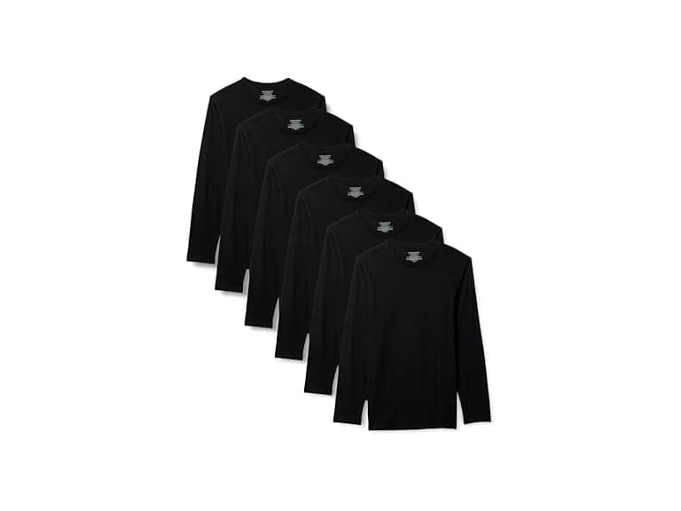 AE Men Crew Undershirts 6Pk - Image 1