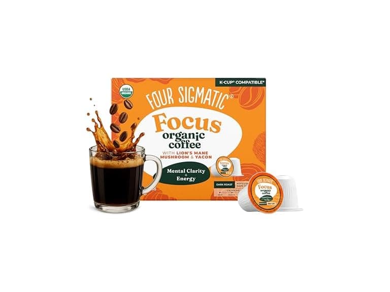 24Ct Four Sigmatic Mushroom Coffee K-Cups - Image 1