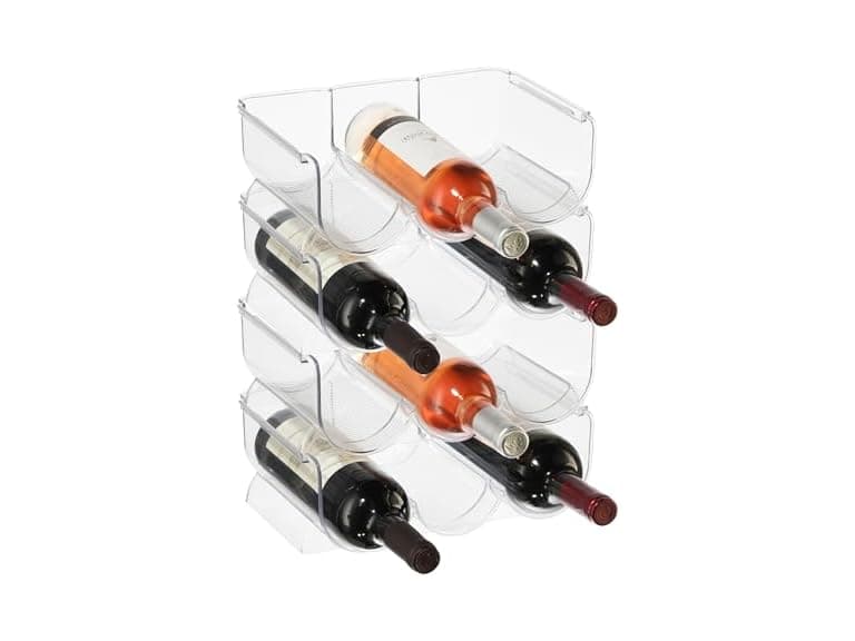 Oggi 12 Bottle Clear Wine Storage Rack - Image 1