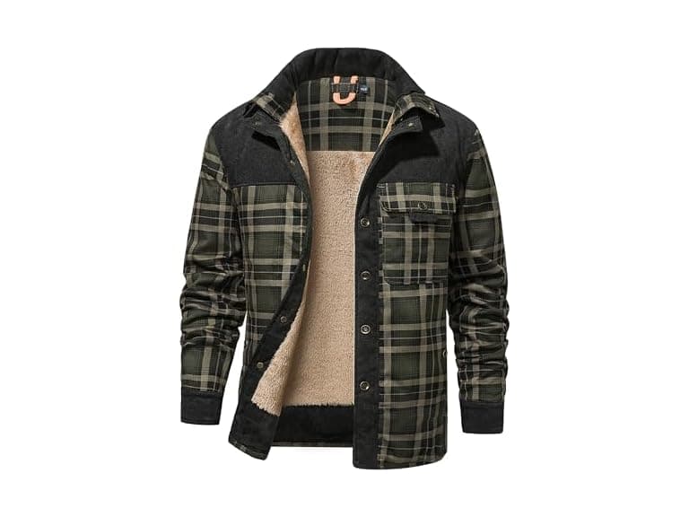 Mr.Stream Men (L) Outdoor Casual Long Jacket Green - Image 1