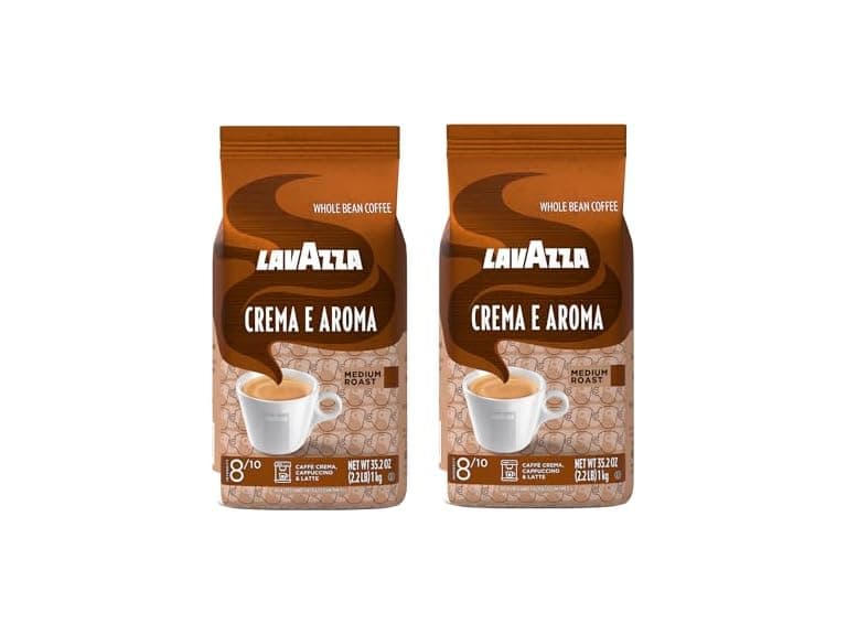2PK Lavazza Crema E Aroma Whole Bean Coffee - Image 1