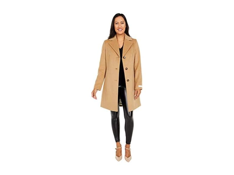 Calvin Klein Single Breasted Wool Coat - Image 1
