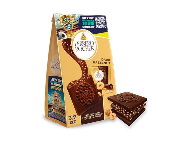 Ferrero Rocher Dark Hazelnut Squares 3.7 - Image 1