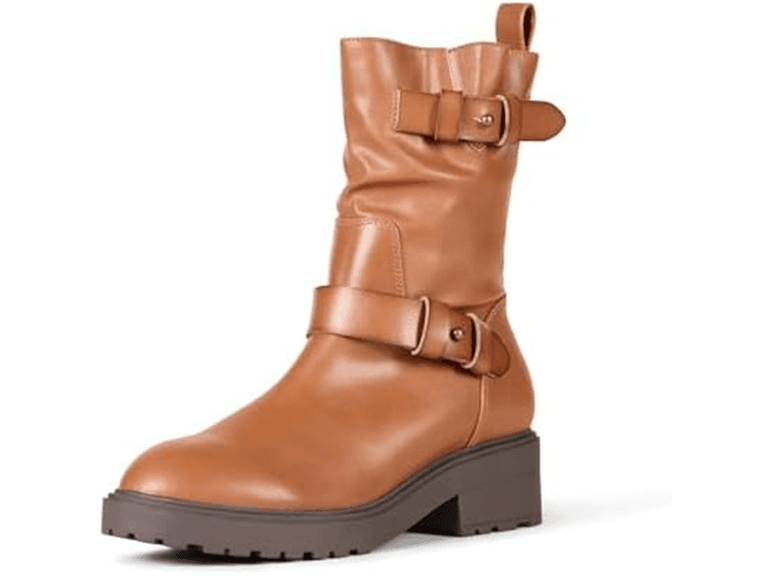 Amazon Essentials Women's Biker Boot - Image 1