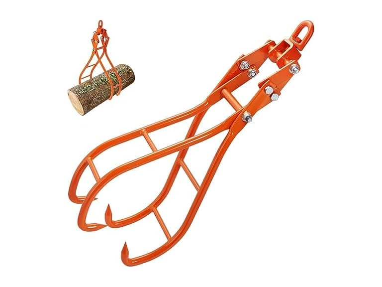 Timber Claw Hook, 28 inch 4 Claw Log Grapple for - Image 1