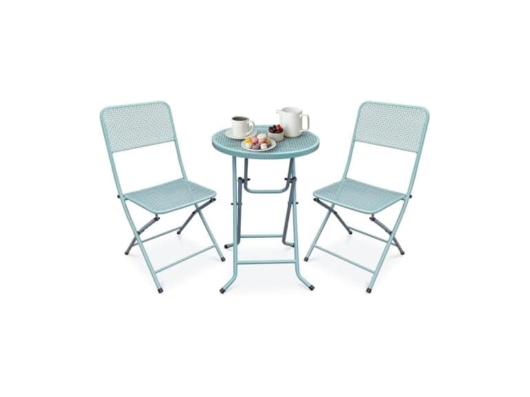 Four Seasons Courtyard Padova Foldable 3 Piece Patio Set - Image 1