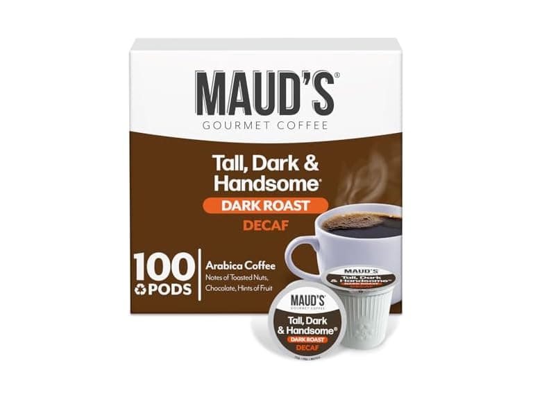 Maud's Decaf Dark Roast Coffee Pods, 100 ct - Image 1