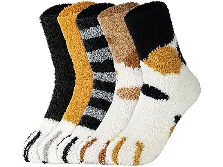 Fauson Women (OS) 5 Cat Socks - Image 1