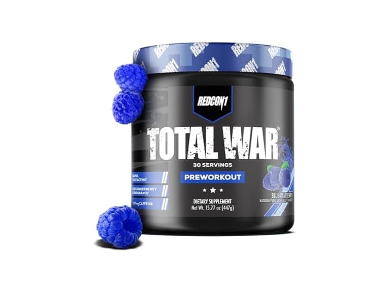 Total War Pre Workout Blue Raspberry - Image 1
