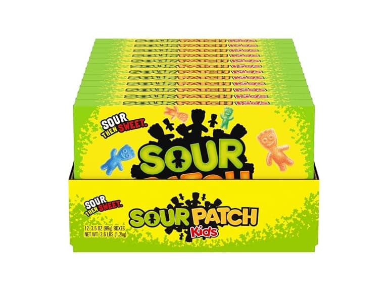 12PK SOUR PATCH KIDS Soft & Chewy Gummy Candy - Image 1