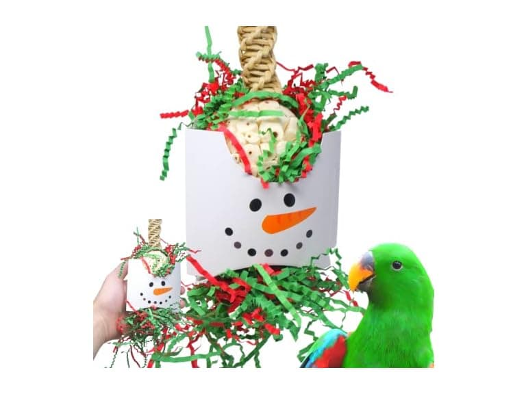 Bonka Bird Toys Christmas Xmas Forage Shred - Image 1