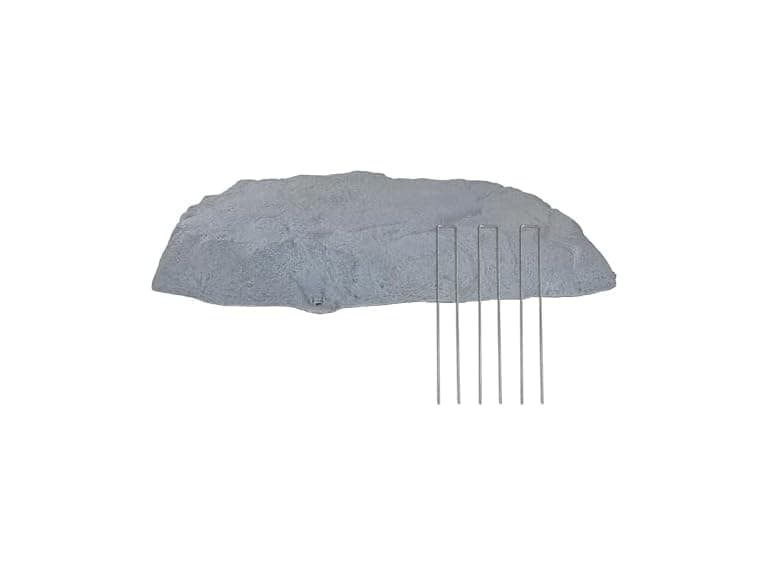 Sunnydaze 3.5” H Flat Faux Landscape Rock Cover - Image 1