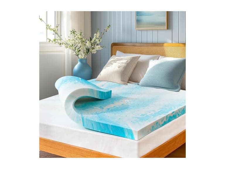 Marsail 2" Twin Memory Foam Mattress Topper - Image 1