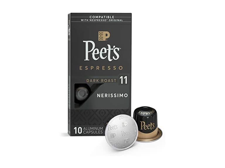 10CT Peet's Coffee, Dark Roast Espresso Pods - Image 1