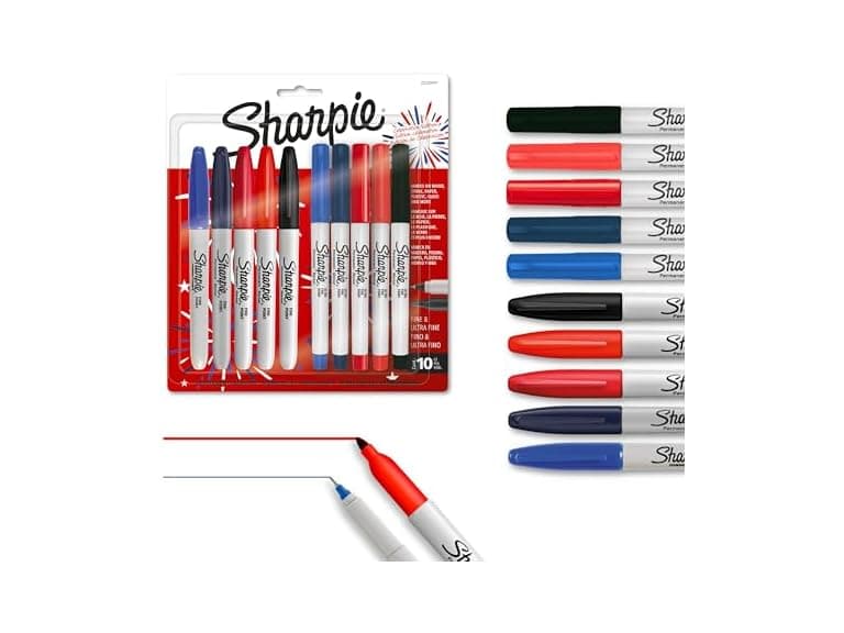Sharpie Permanent Markers, Fine and Ultra-Fine Points - Image 1