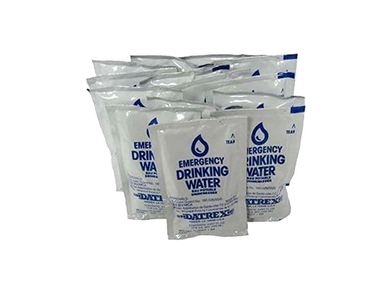 Datrex Emergency Water Packet 4.227 oz - 3 Day/72 Hour Supply (18 Packs) - Image 1