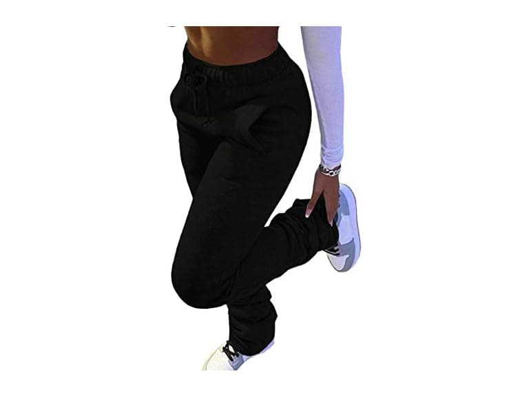 Shinfy Women (S) Stacked Fleece Sweatpants Joggers - Image 1