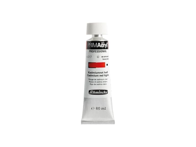 Schmincke Primacryl Acrylic 60ml Cadmium Red - Image 1
