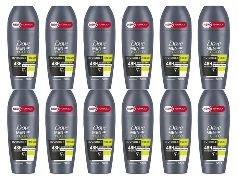 (12-Pack) Dove Mens Invisible Fresh - Image 1