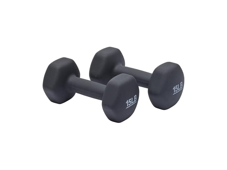 Amazon Basics Neoprene Dumbbell Hand Weights - Image 1